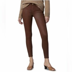 Women’s DL1961 Florence Skinny Mid Rise Instasculpt Pecan Crinkled Pants Size 30